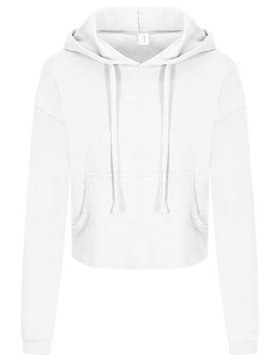 Women´s Cropped Hoodie - Arctic White