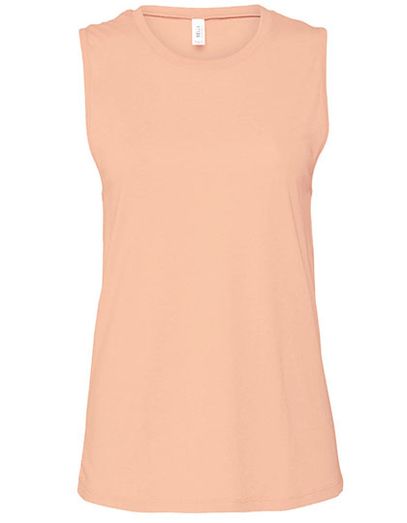 Women´s Jersey Muscle Tank - Heather Peach