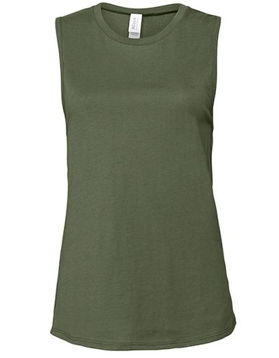 Women´s Jersey Muscle Tank - Military Green