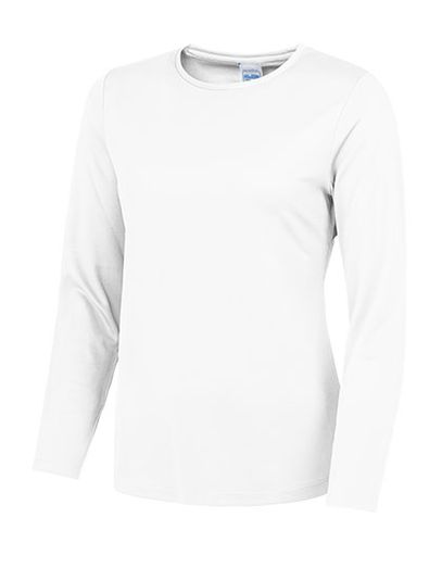 Women´s Long Sleeve Cool T - Arctic White