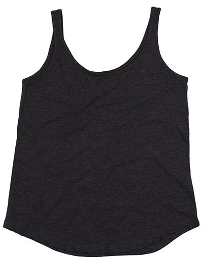 Women´s Loose Fit Vest - Charcoal Grey Melange