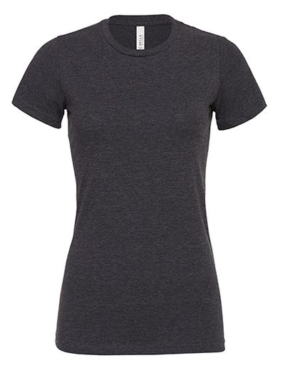 Women´s Relaxed CVC Short Sleeve Tee - Dark Grey Heather