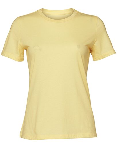 Women´s Relaxed CVC Short Sleeve Tee - Heather French Vanilla