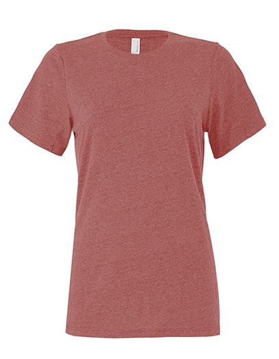 Women´s Relaxed CVC Short Sleeve Tee - Heather Mauve