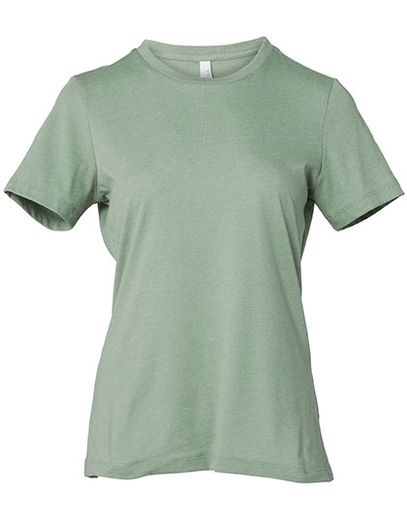 Women´s Relaxed CVC Short Sleeve Tee - Heather Sage