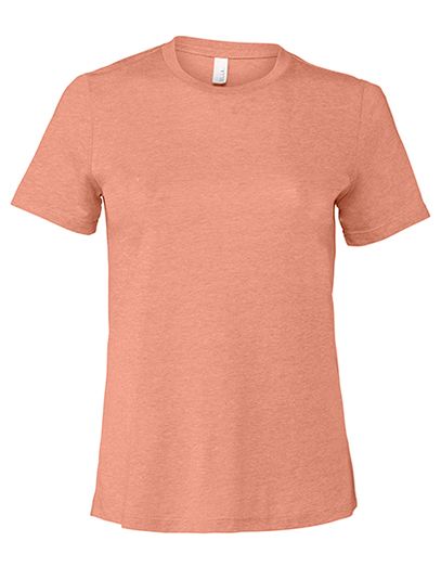 Women´s Relaxed CVC Short Sleeve Tee - Heather Sunset