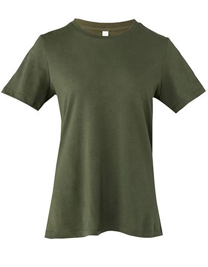 Women´s Relaxed Jersey Short Sleeve Tee - Military Green