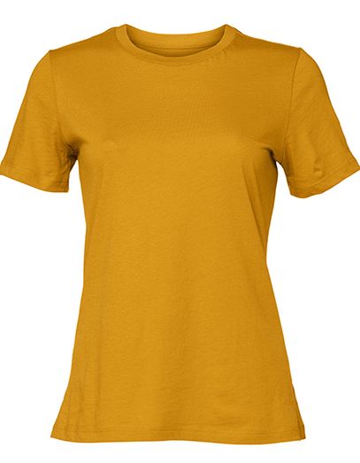 Women´s Relaxed Jersey Short Sleeve Tee - Mustard