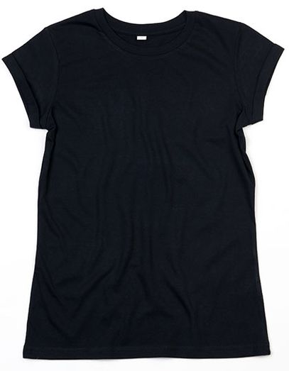 Women´s Roll Sleeve T - Black