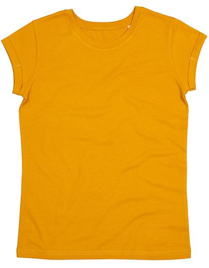 Women´s Roll Sleeve T - Mustard