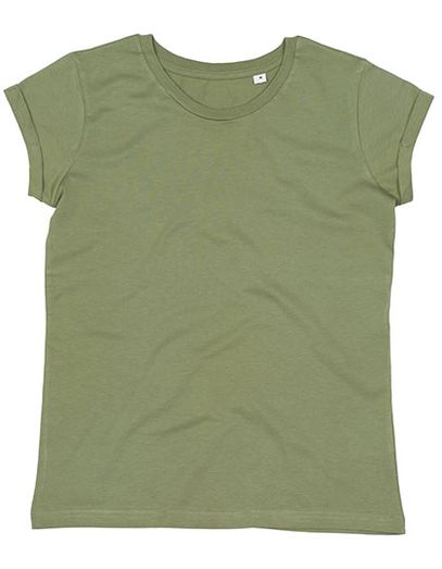 Women´s Roll Sleeve T - Soft Olive