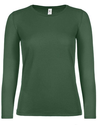 Women´s T-Shirt #E150 Long Sleeve - Bottle Green