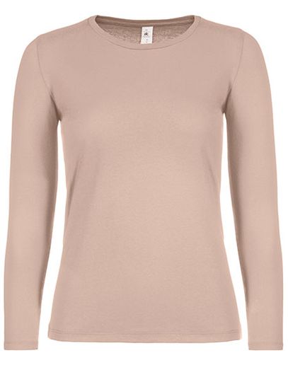 Women´s T-Shirt #E150 Long Sleeve - Millennial Pink