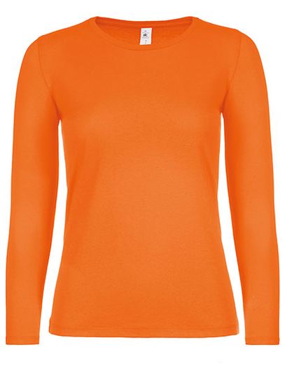 Women´s T-Shirt #E150 Long Sleeve - Orange