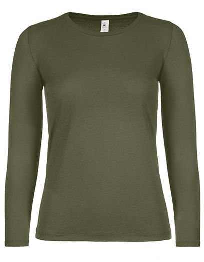 Women´s T-Shirt #E150 Long Sleeve - Urban Khaki