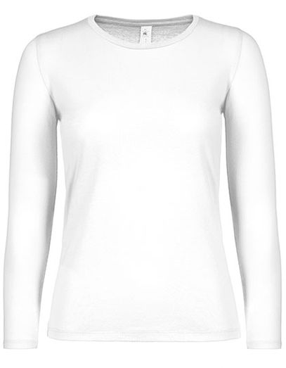 Women´s T-Shirt #E150 Long Sleeve - White