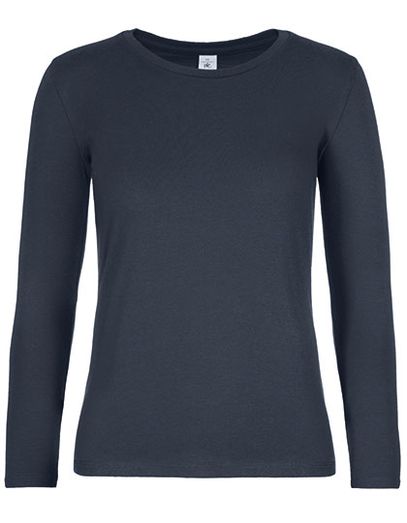 Women´s T-Shirt #E190 Long Sleeve - Navy