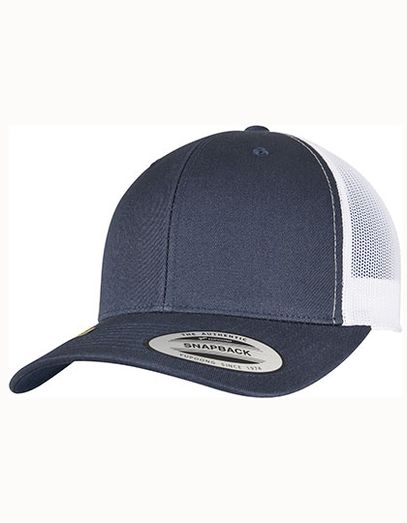 YP Classics Recycled Retro Trucker Cap 2 - Tone - Navy