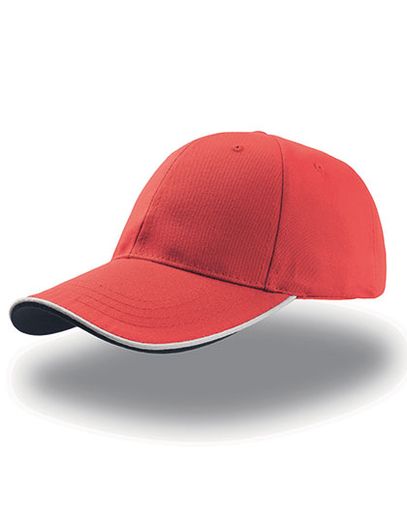 Zoom Piping Sandwich Cap - Red